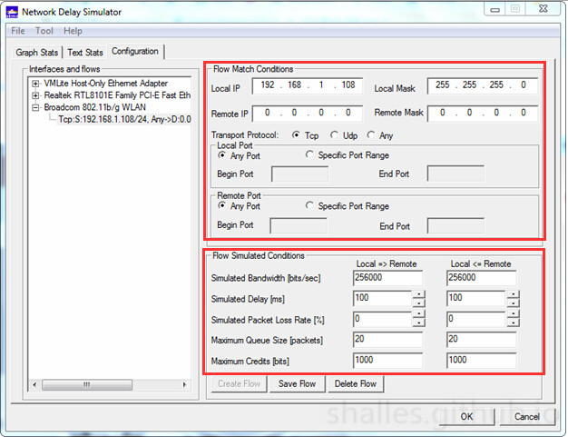 Network Delay Simulator